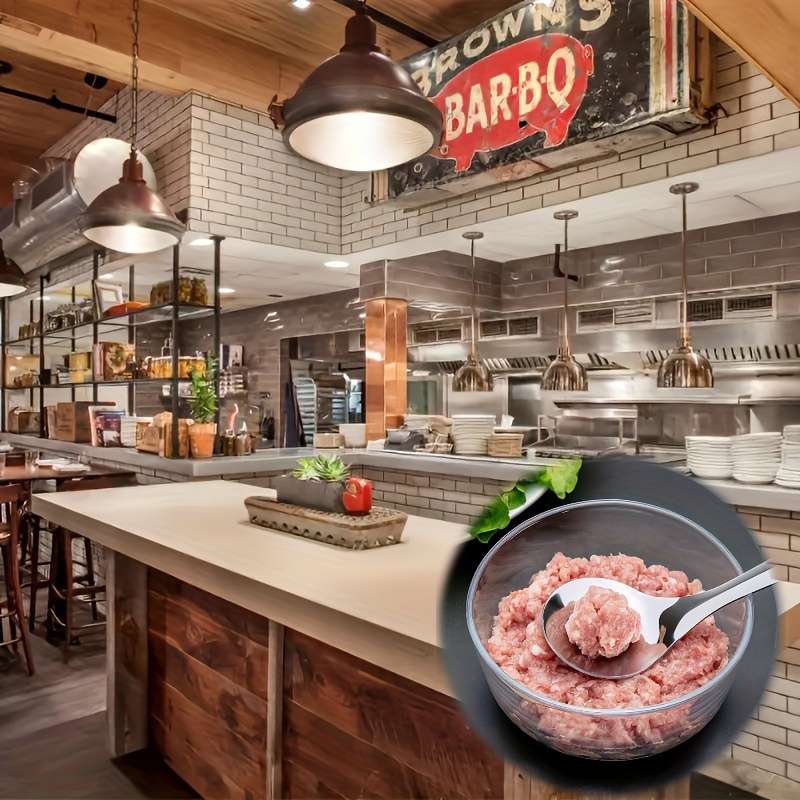 A Kitchen Stainless Steel Meatball Machine