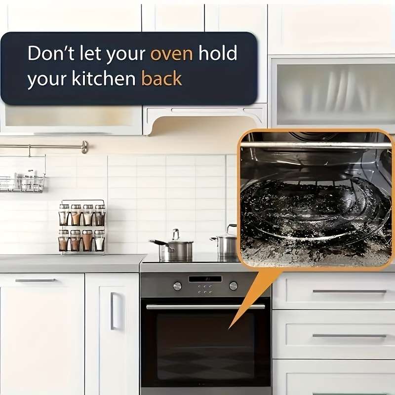 2pcs Oven Bottom Liner Non-Stick Reusable Liner For Electric Ovens