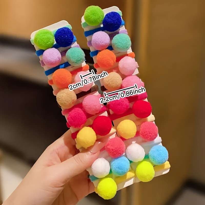 Cute Elastic Hair Ties Set for Teens