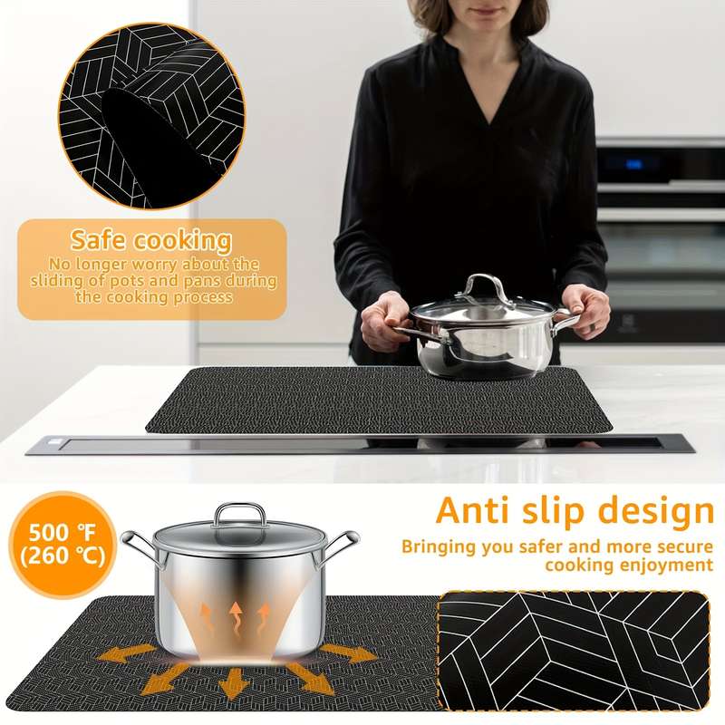 Extra-Large Silicone Kitchen Stove Mat -