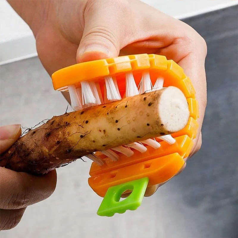Multi-Functional Fruit And Vegetable Cleaning Brush