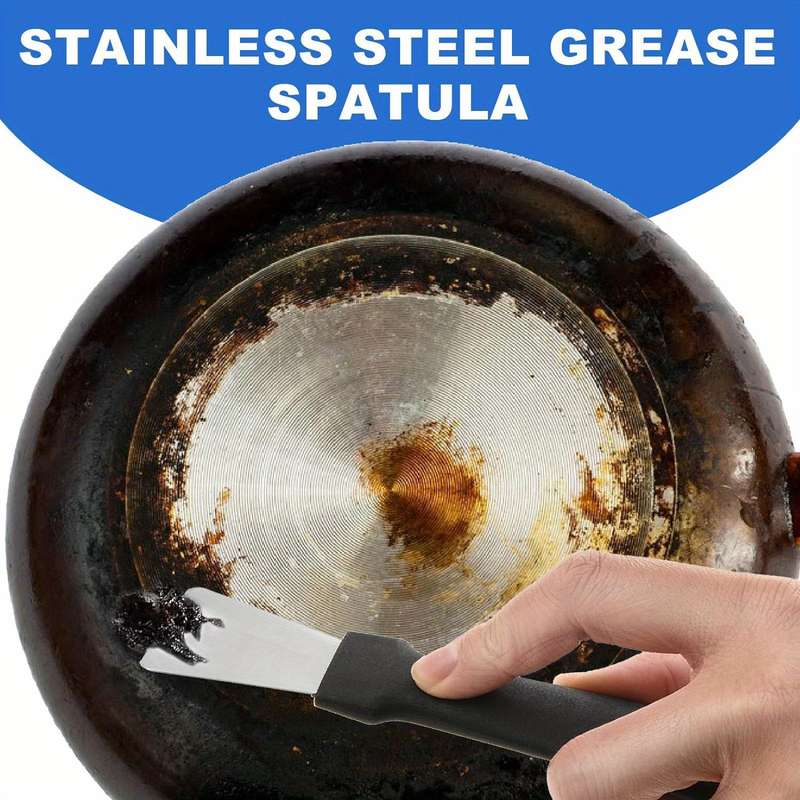 5pcs Stainless Steel Cleaning Scraper Set For Kitchen