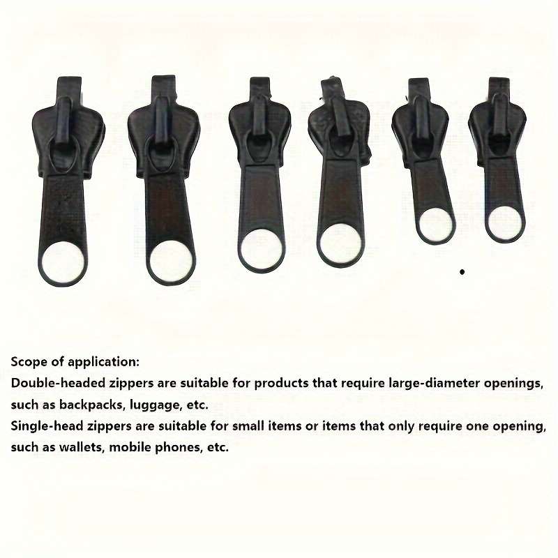 6pcs Instant Zipper Repair Kit with Universal Design