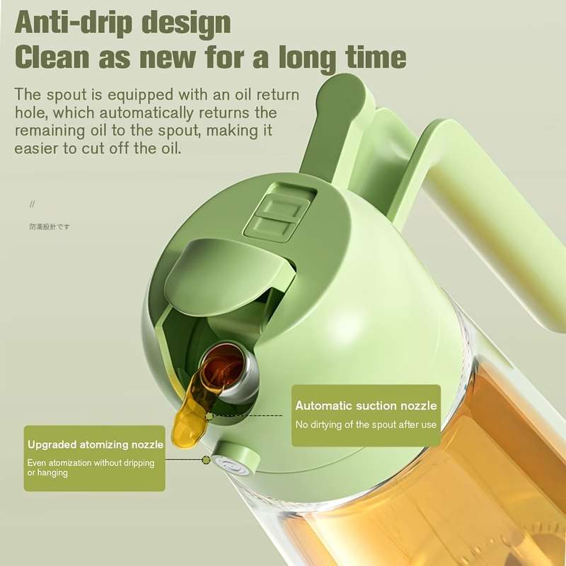 Kitchen Glass Olive Oil Dispenser