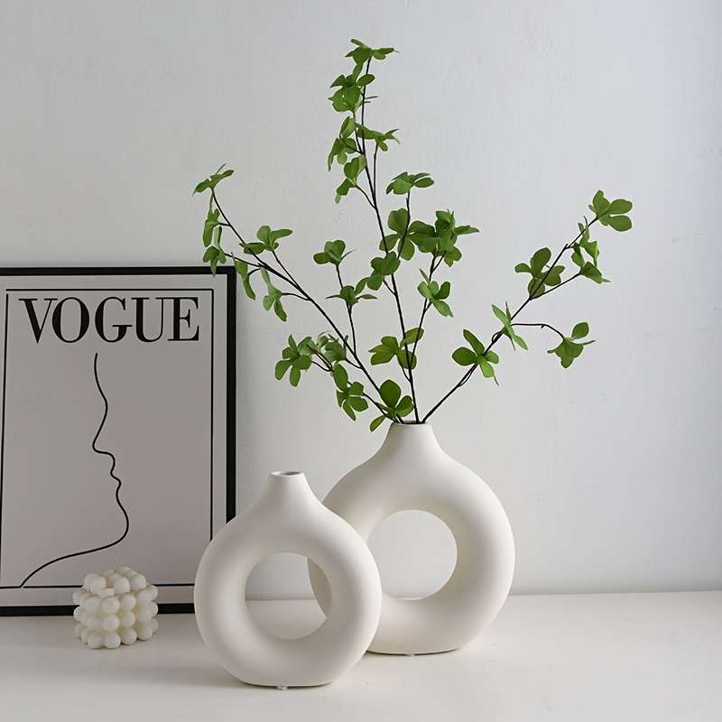 Boho Geometric Plastic Vases