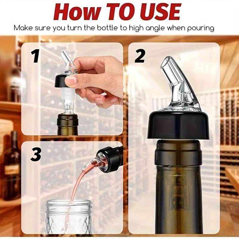 4pcs  Automatic Measured Bottle Pourers