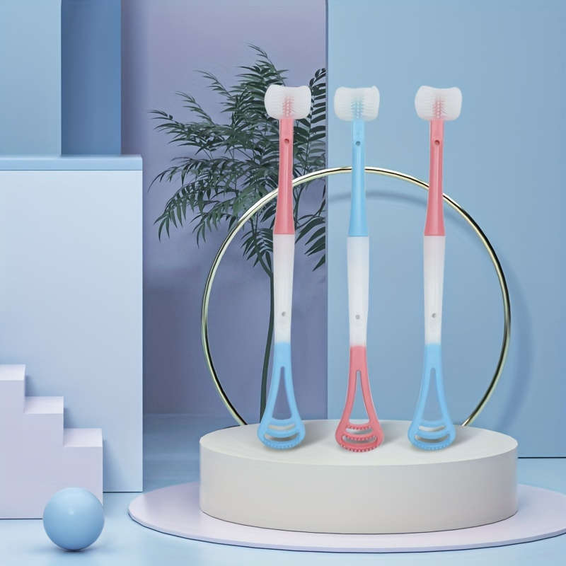 3-Sided U-Shape Silicone Toothbrush