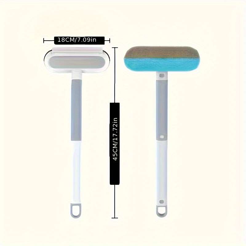 1pc Easy-Clean Detachable Window Screen Cleaner Brush with Ergonomic Handle