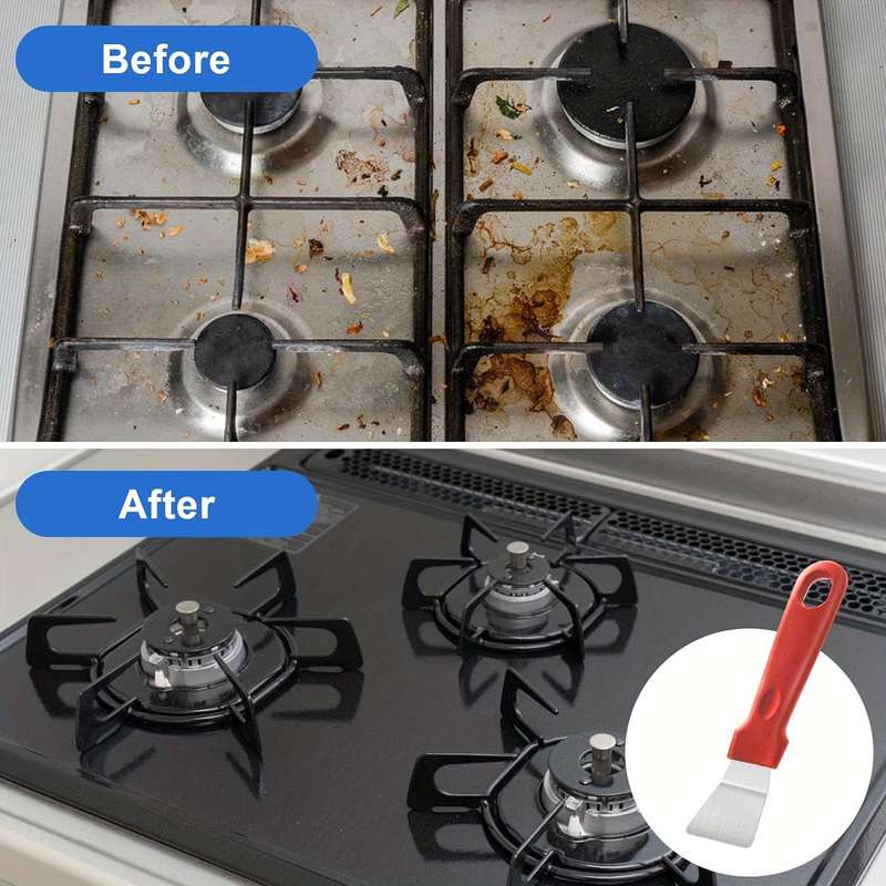 5pcs Stainless Steel Cleaning Scraper Set For Kitchen