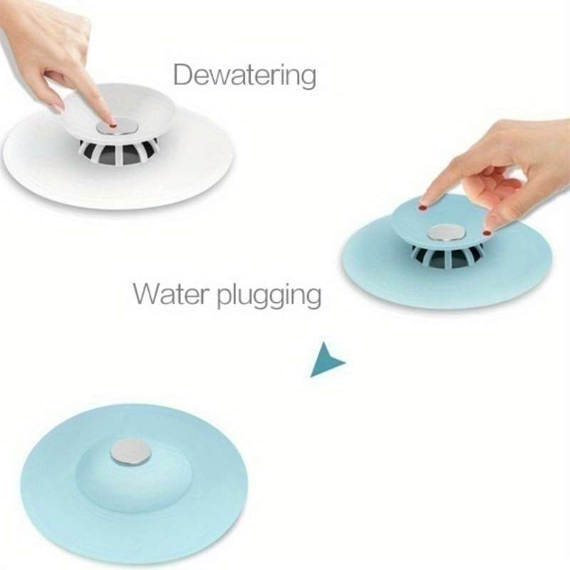 2-in-1 Silicone Drain Stopper