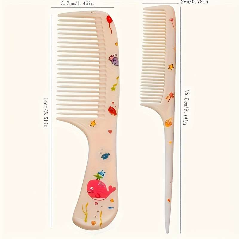 Cartoon Animal Hair Comb Set
