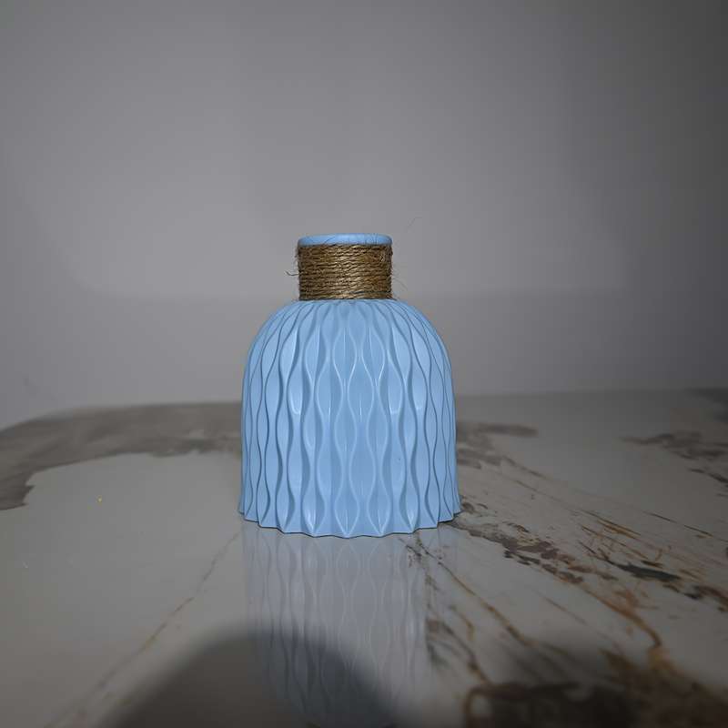 1pc Water Ripple Plastic Vase