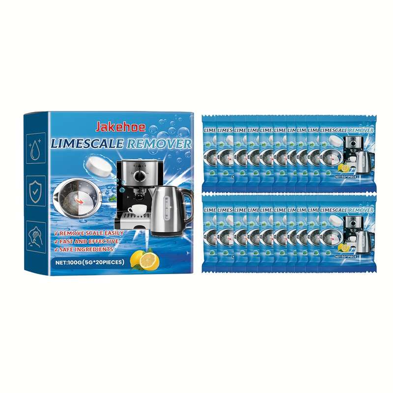 20-Pack All-Purpose Limescale Remover Effervescent Cleaning Tablets