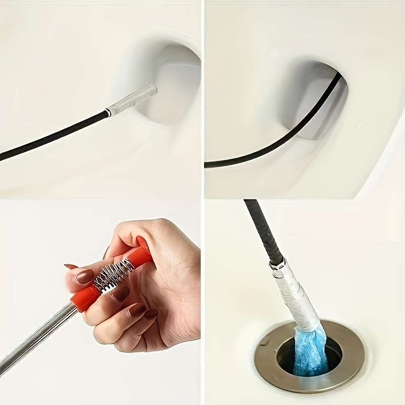 1pc Multi-Functional Metal Plumbing Snake