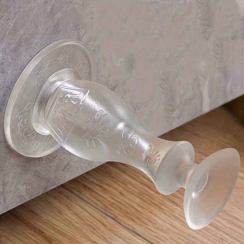 1pc Easy-Install No-Drill Silent Door Stopper