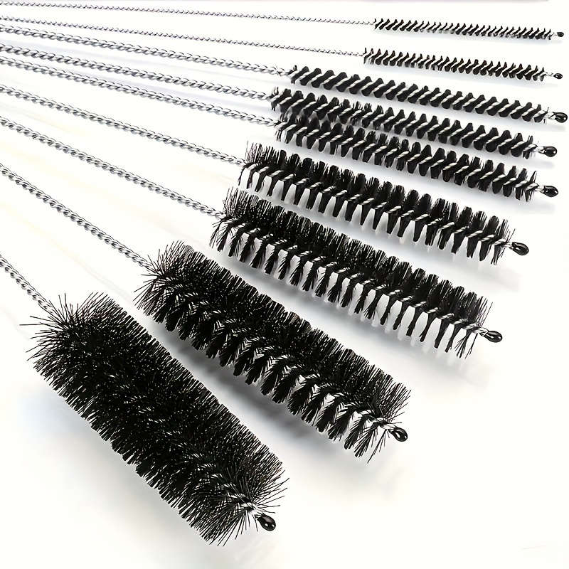 Multi-Function Cleaning Brush Set With Stainless Steel Bristles