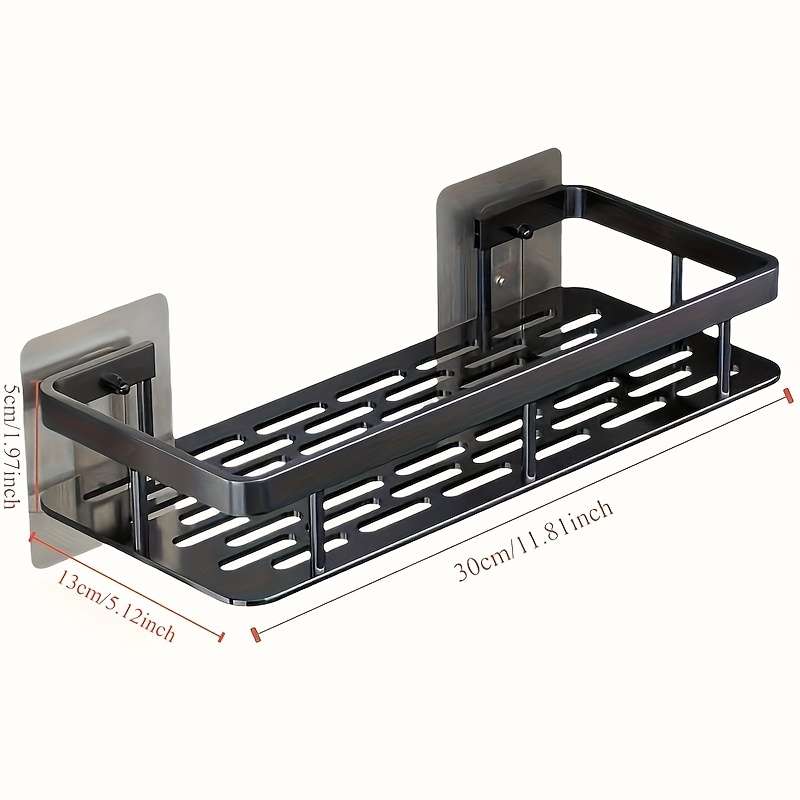 Easy-Install Aluminum Wall Shelf