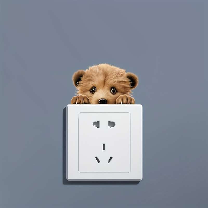 Little brown bear switch decal