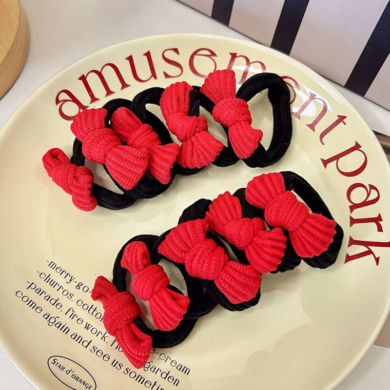 Red Hair Ties