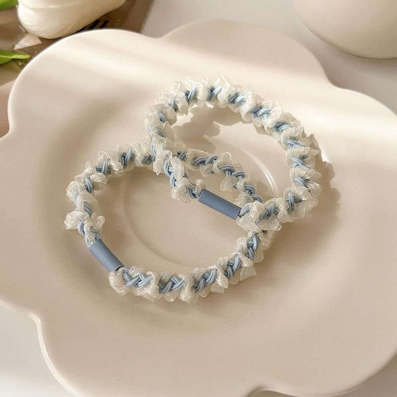 Cute Mesh Braided Hair Ties