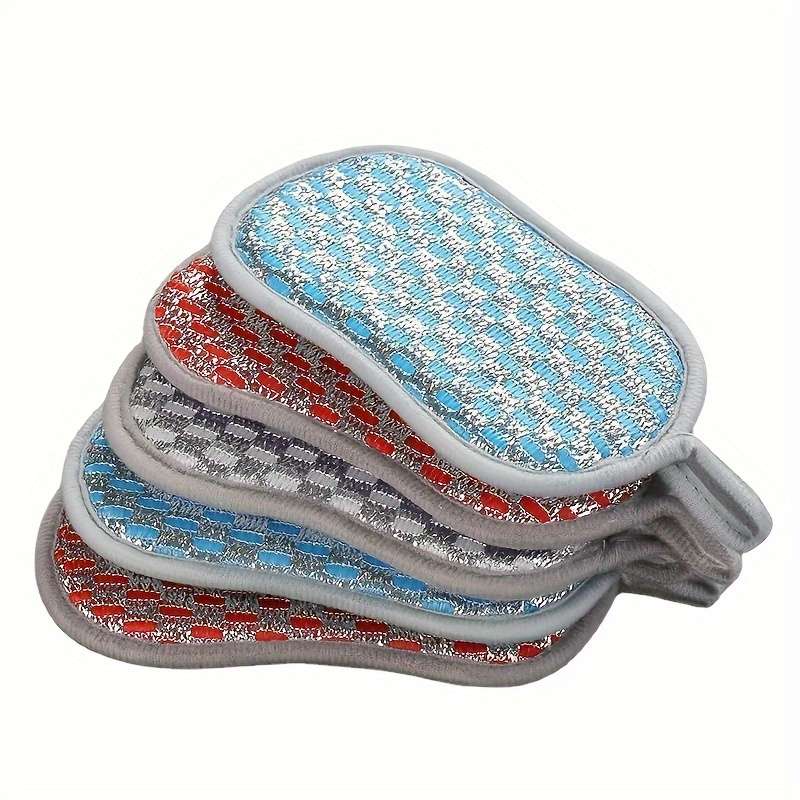 3-Pack Multi-Purpose Non-Scratch Microfiber Scrub Sponges