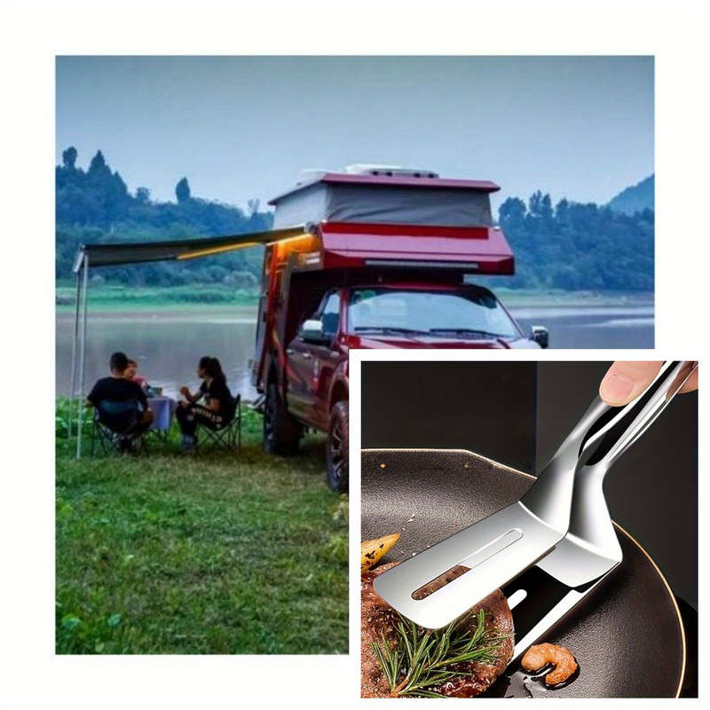 1pc Durable Stainless Steel Fish Spatula Clip