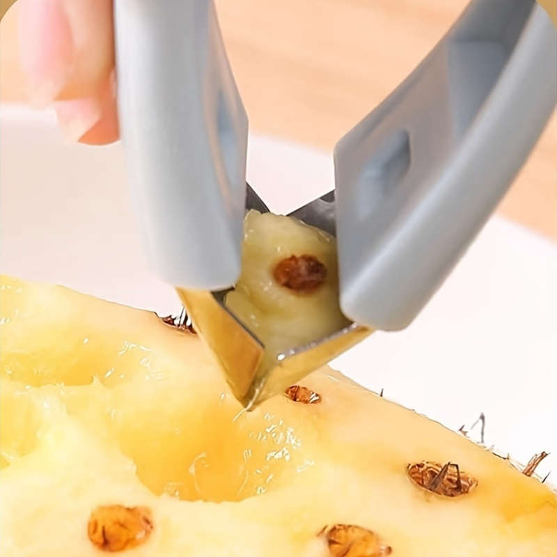 1pc Stainless Steel Pineapple Eye Peele