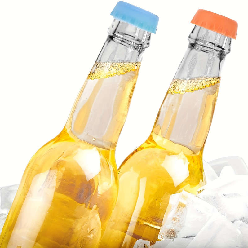 6-Pack Silicone Reusable Bottle Caps