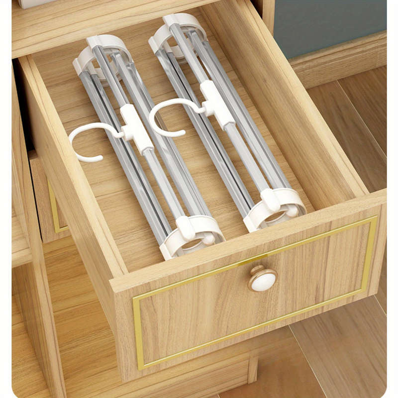 Space-Saving Stainless Steel Multi-Layer Pants Hanger