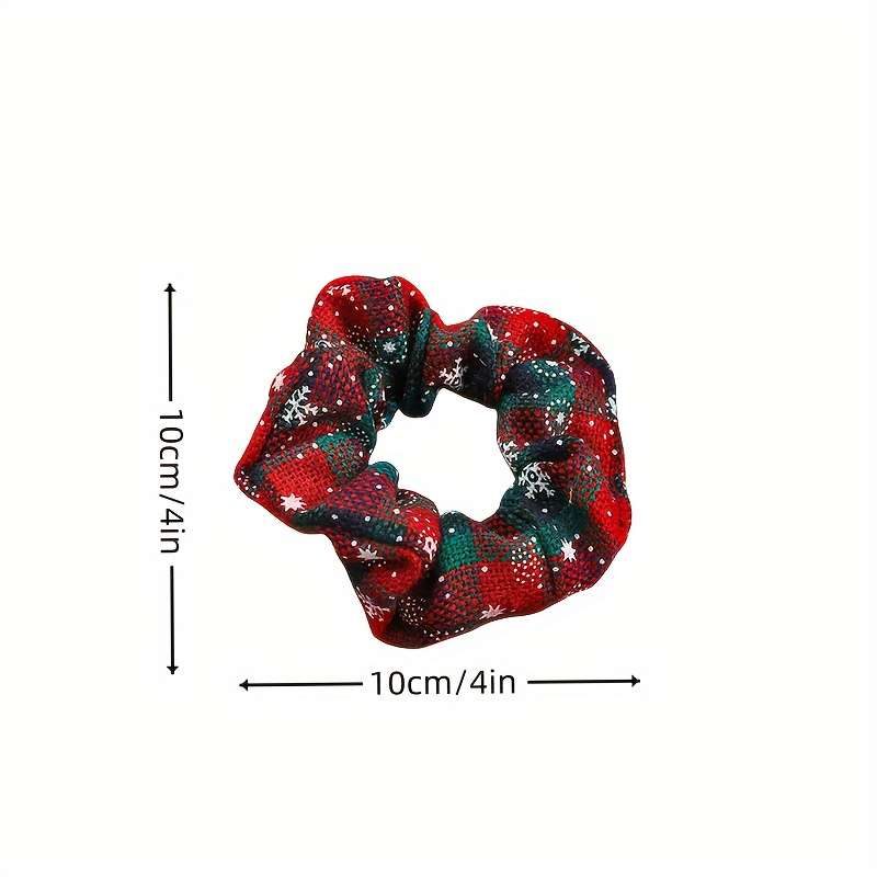 Christmas Charm Hair Scrunchies Set