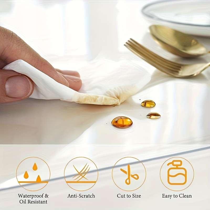 Clear PVC Tablecloth Protector