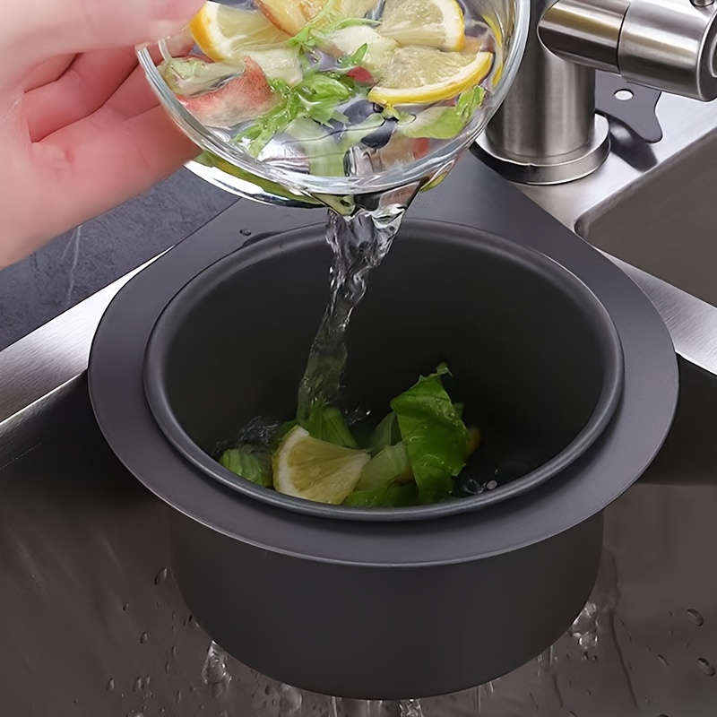1pc Black Swan Stainless Steel Sink Strainer Basket