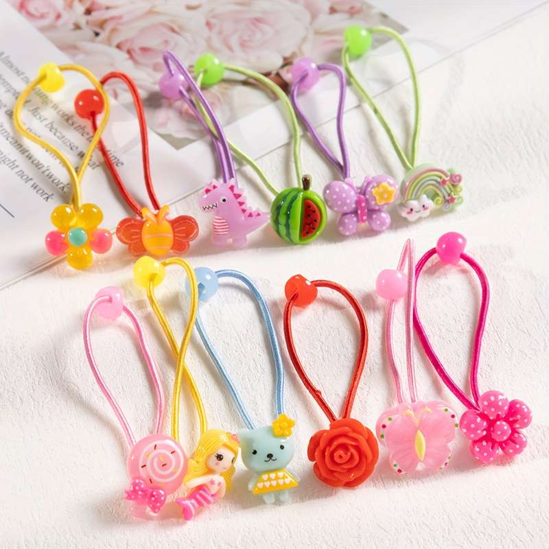 Cartoon Pattern Hair Ties