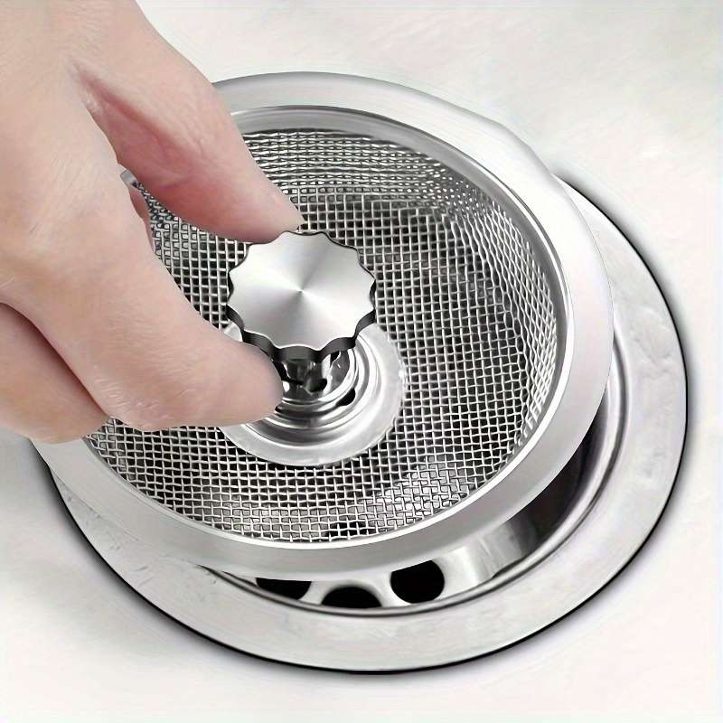1pc Stainless Steel Kitchen Sink Filter