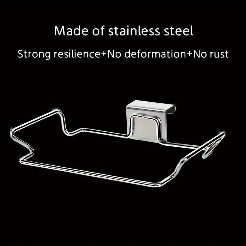 1pc Stainless Steel Bag Holder Organizer
