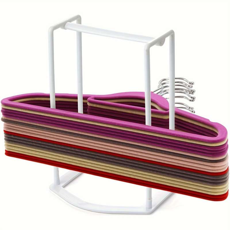 Metal Hanger Organizer Rack