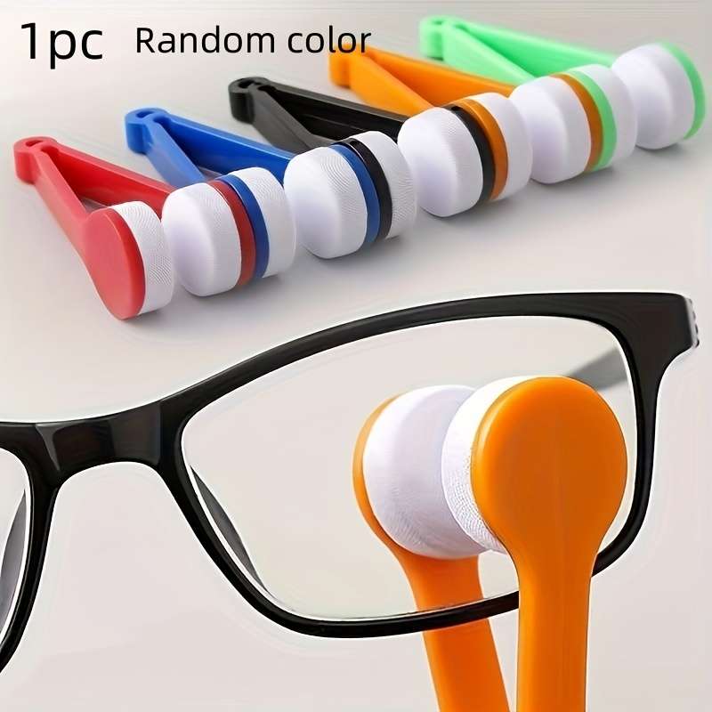 1pc Multi-Color Glasses Cleaning Wipe - Portable