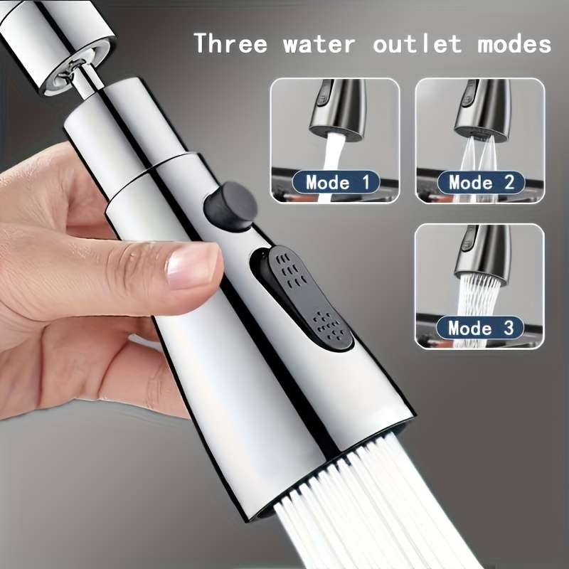 1 Set Upgraded 360 Degree Rotation Universal Kitchen Faucet Head