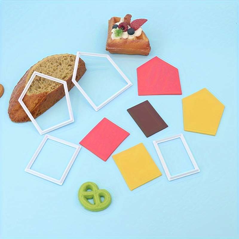 1pcs Polygon Pattern Fondant Mold