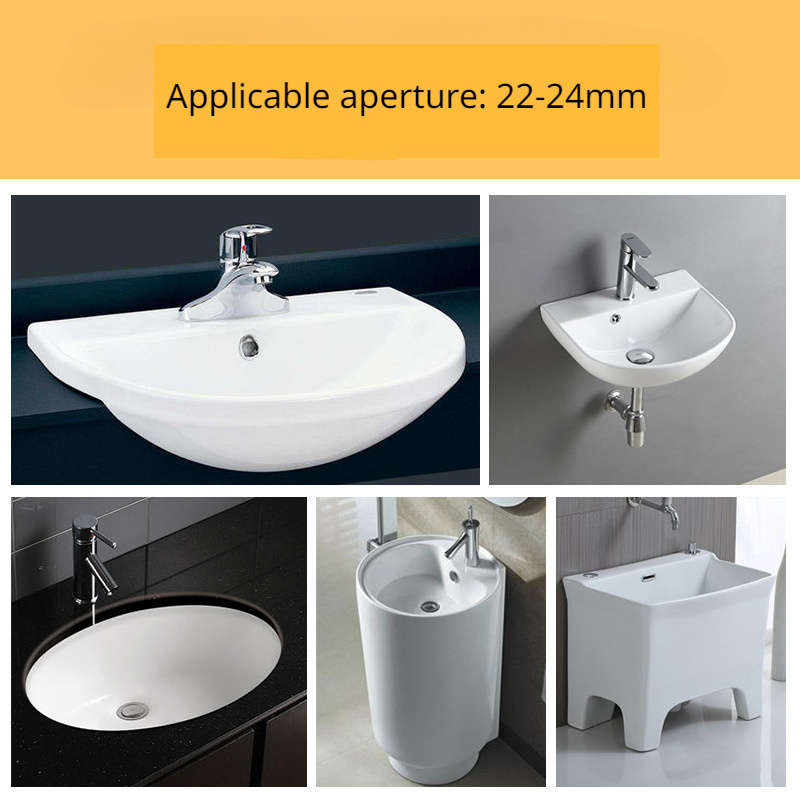 2pcs Double Ring Sink Overflow Covers