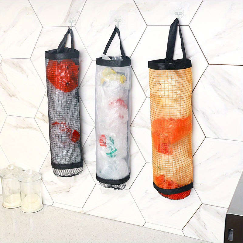 Space-Saving Wall-Mounted Kitchen Plastic Bag Dispenser