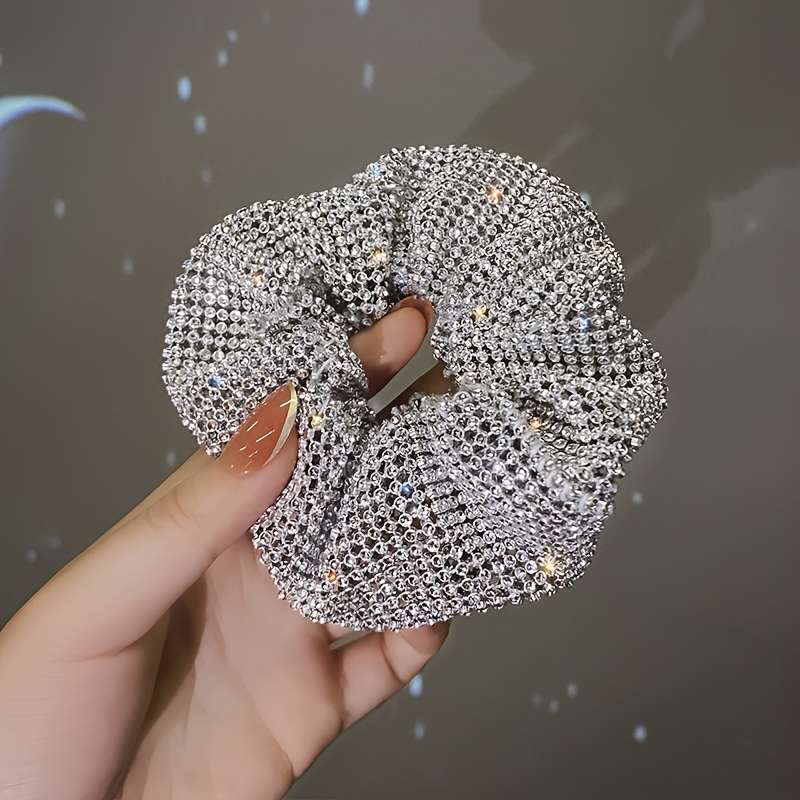 Elegant Rhinestone Hair Tie