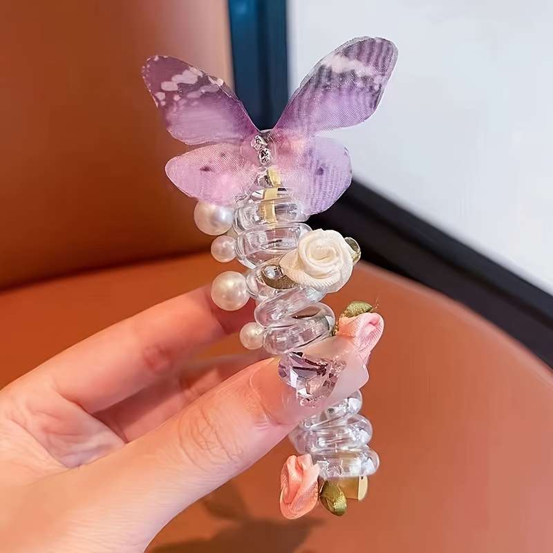 Chic Butterfly Spiral Hair Tie