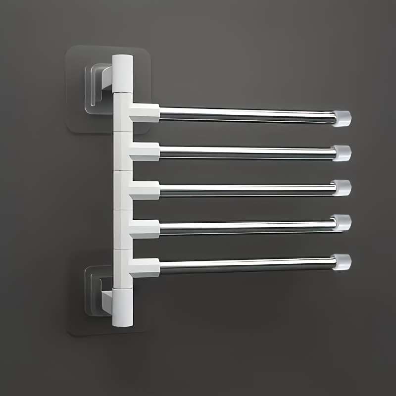1pc Modern Wall-Mounted Bathroom Towel Rack
