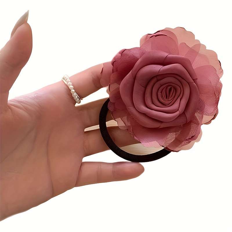 1pc Dried Rose Hair Tie