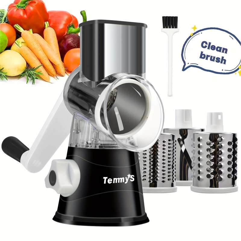 Rotary Cheese Grater And Vegetable Slicer