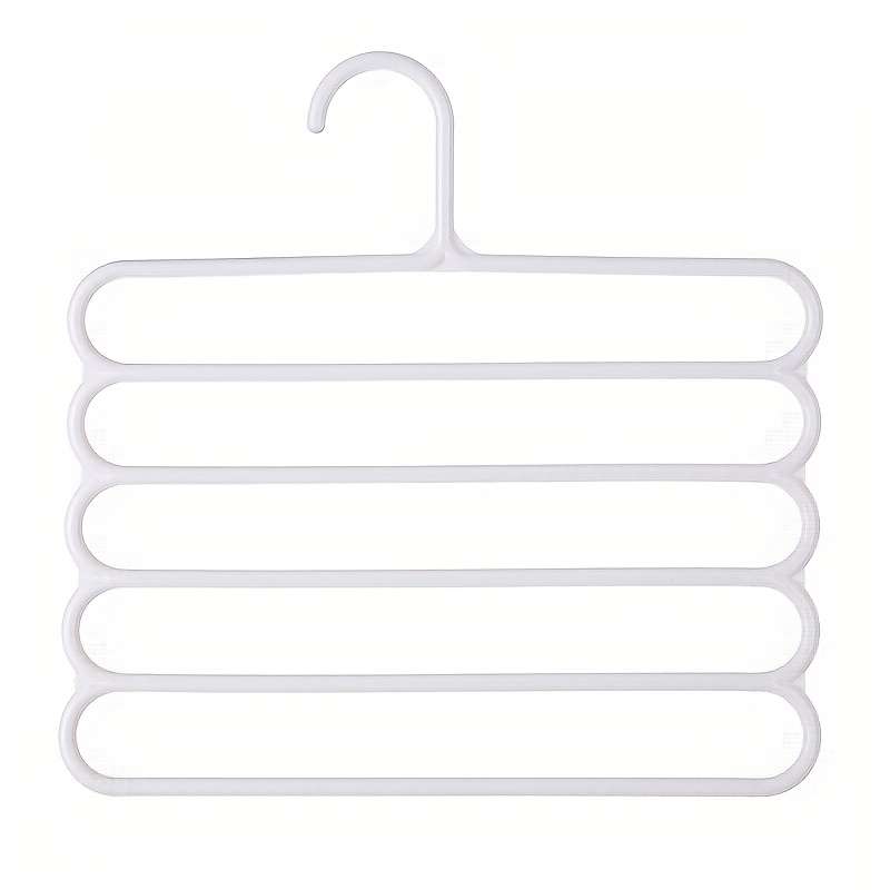 Space-Saving Stainless Steel Multi-Layer Pants Hanger