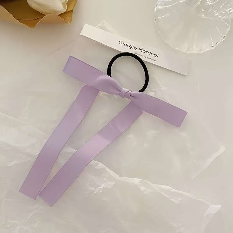 Elegant Bowknot Ribbon Hair Tie