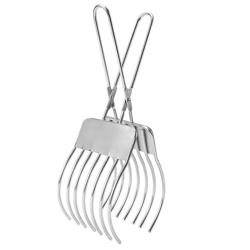 Stainless Steel Meat Slicing Tongs1pc