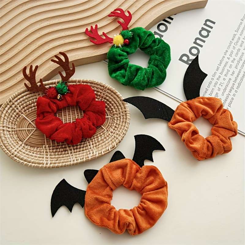 Halloween Hair Scrunchies